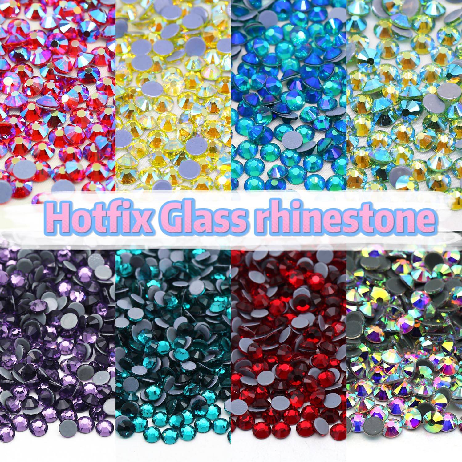XULIN Flatback Glass Hotfix Rhinestone