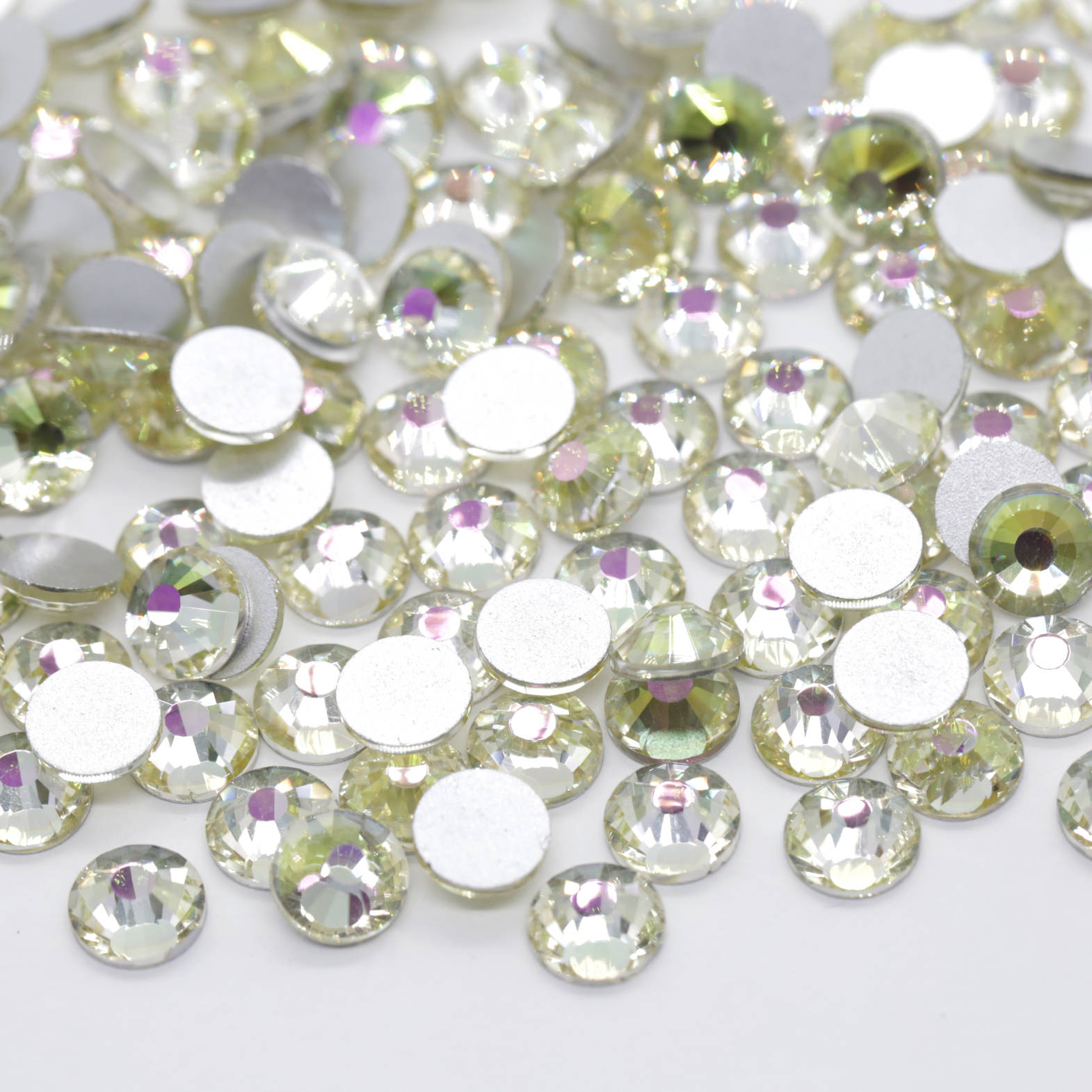 XULIN Rhinestone B81#Rose Sunlight Wholesale Flatback Non Hotfix Glass Rhinestone