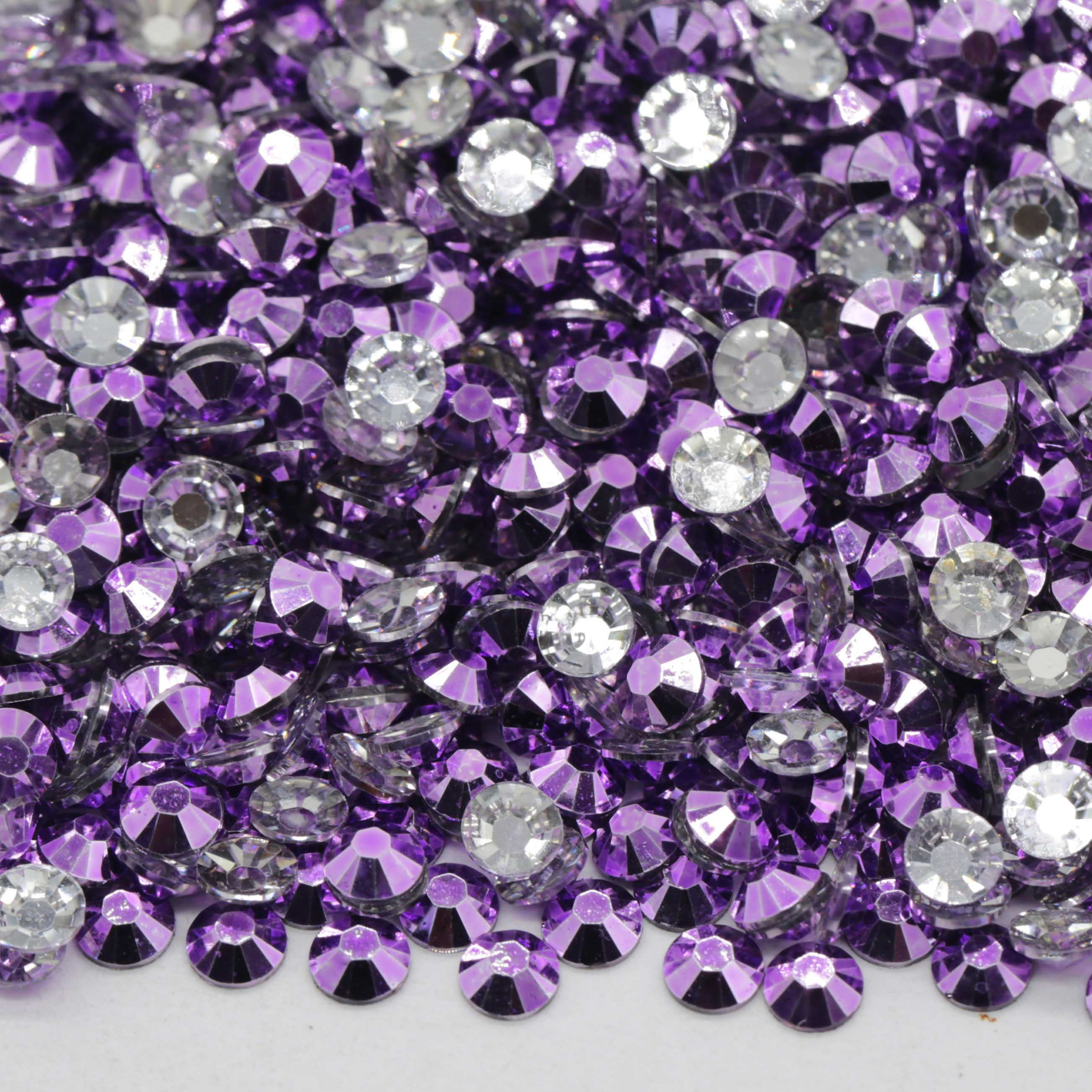 XULIN Resin Rhinestone RM05#Metallic Tanzanite Wholesake Flatback Metallic Color Resin Rhinestone