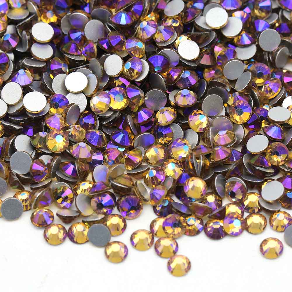 XULIN Rhinestone B27#LCT AB Wholesale Flatback Non Hotfix Crystal AB Glass  Rhinestone