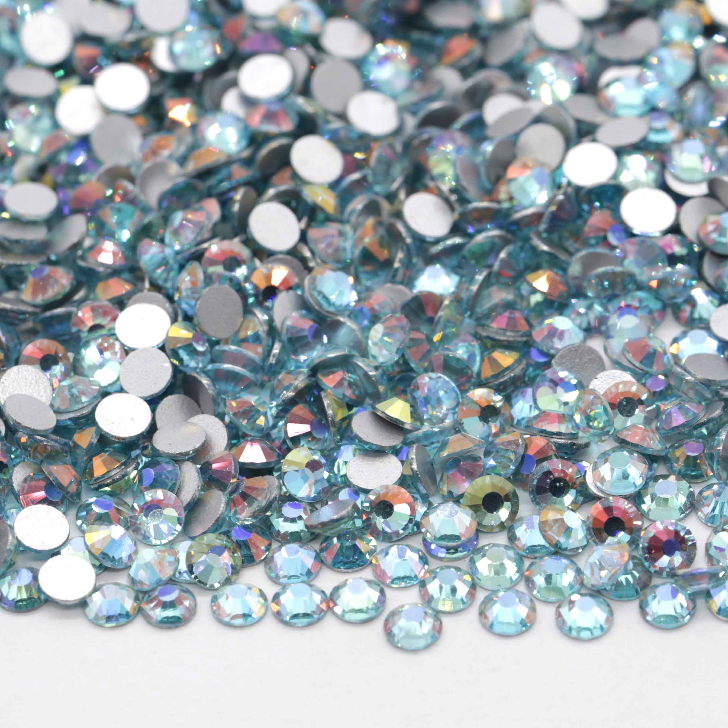 XULIN Rhinestone B88#Mirage Aqua Wholesale Flatback Non Hotfix Glass Rhinestone