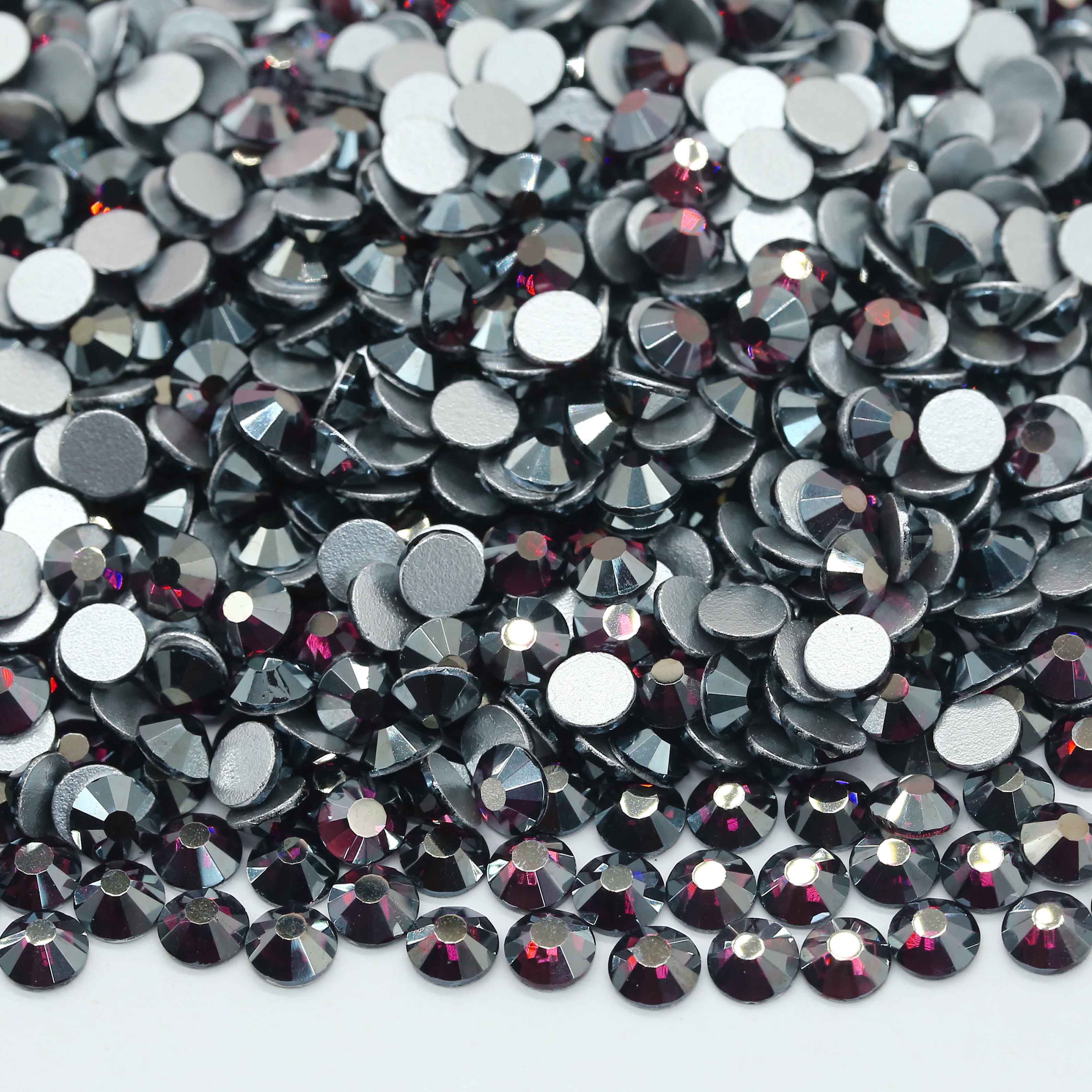 XULIN Rhinestone B152#Luster Amethyst Color Wholesale Non Hotfix Flatback Glass Rhinestone