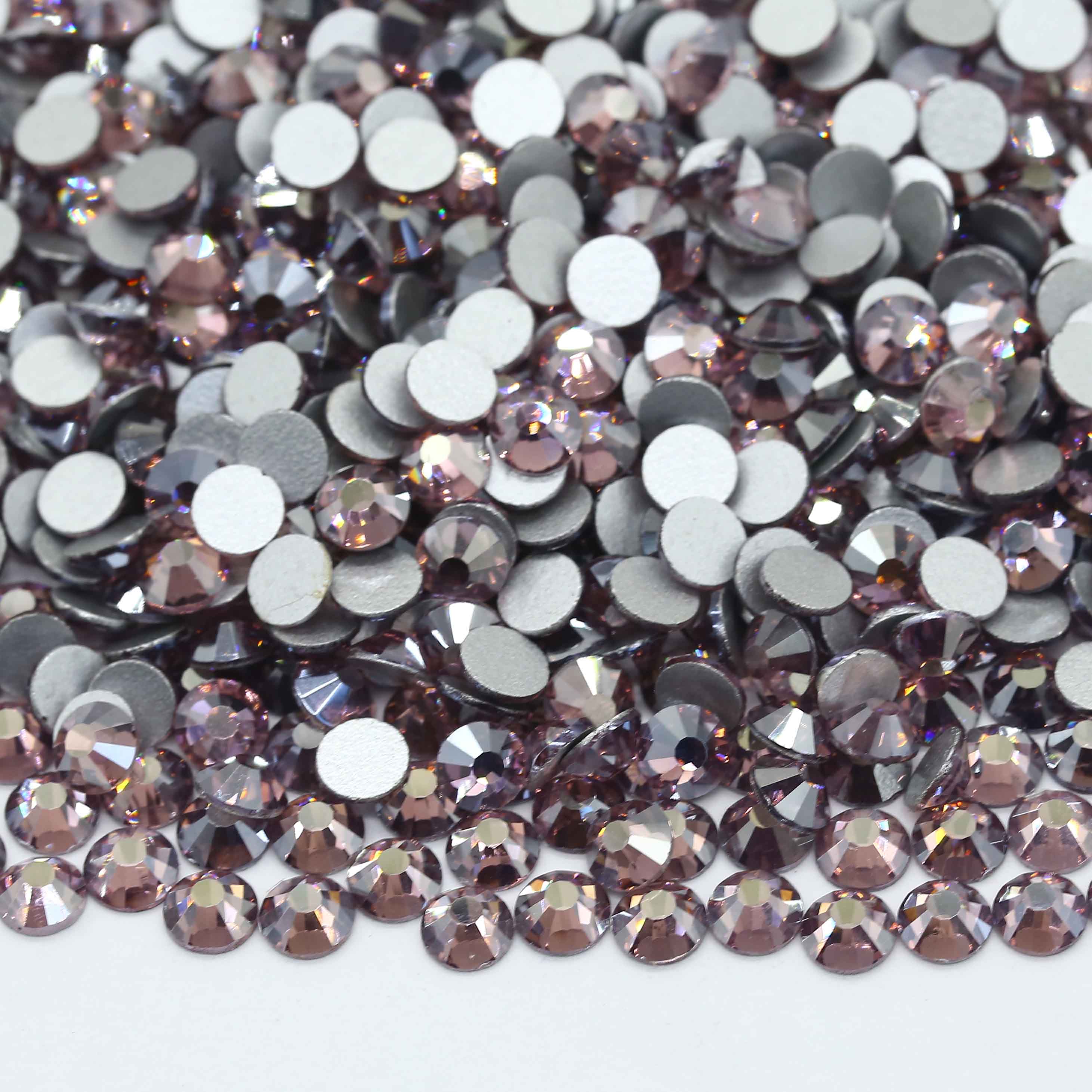 XULIN Rhinestone B151#Luster Lt. Amethyst Color Wholesale Non Hotfix Flatback Glass Rhinestone