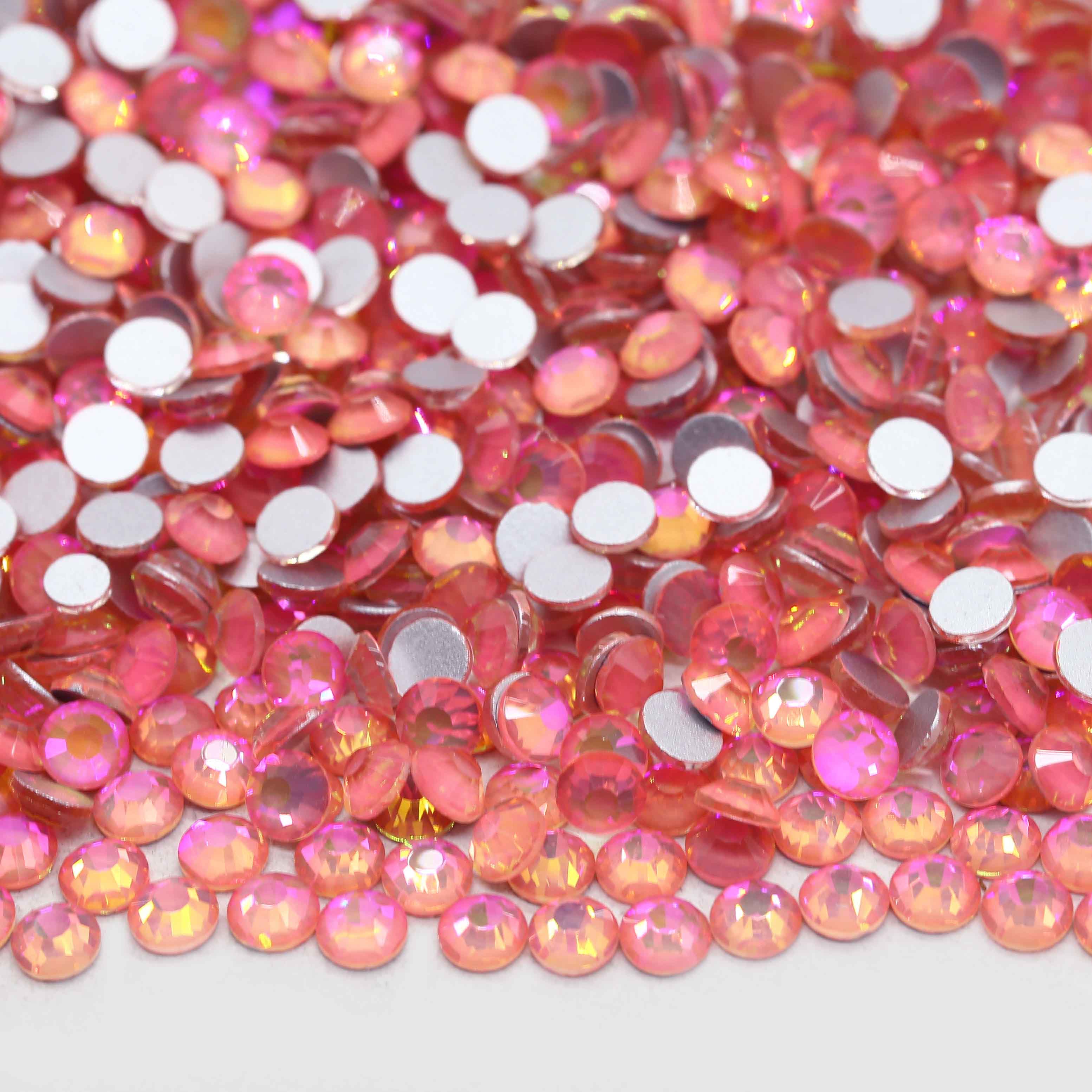 XULIN Rhinestone B131#Shiny Rose Wholesale Non Hotfix Flatback Glass Nail Art Rhinestone