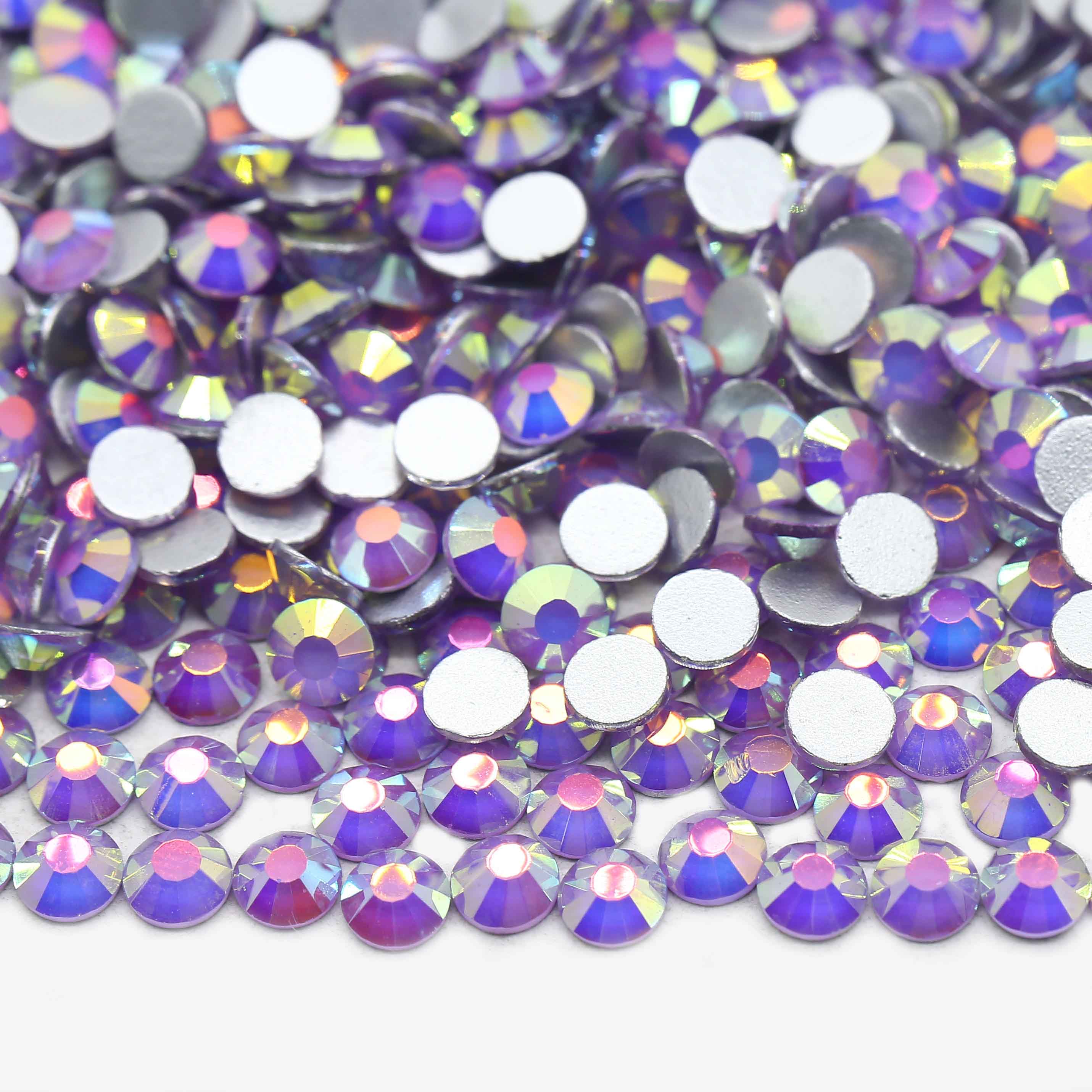 XULIN Rhinestone B122#Mist Purple Wholesale Non Hotfix Flatback Glass Rhinestone