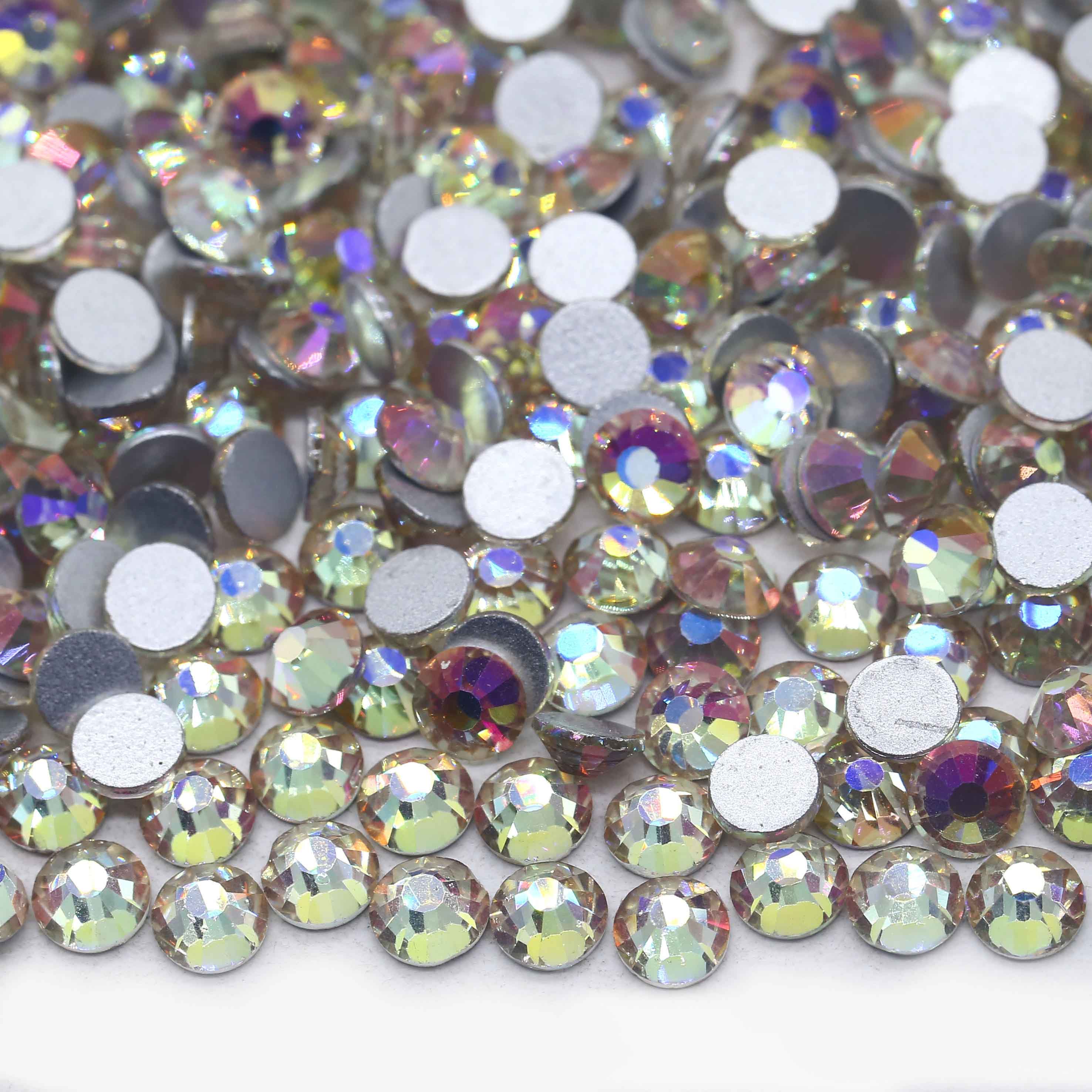 XULIN Rhinestone B111#Cherry Blossom Pink Wholesale Non Hotfix Flatback Glass Rhinestone