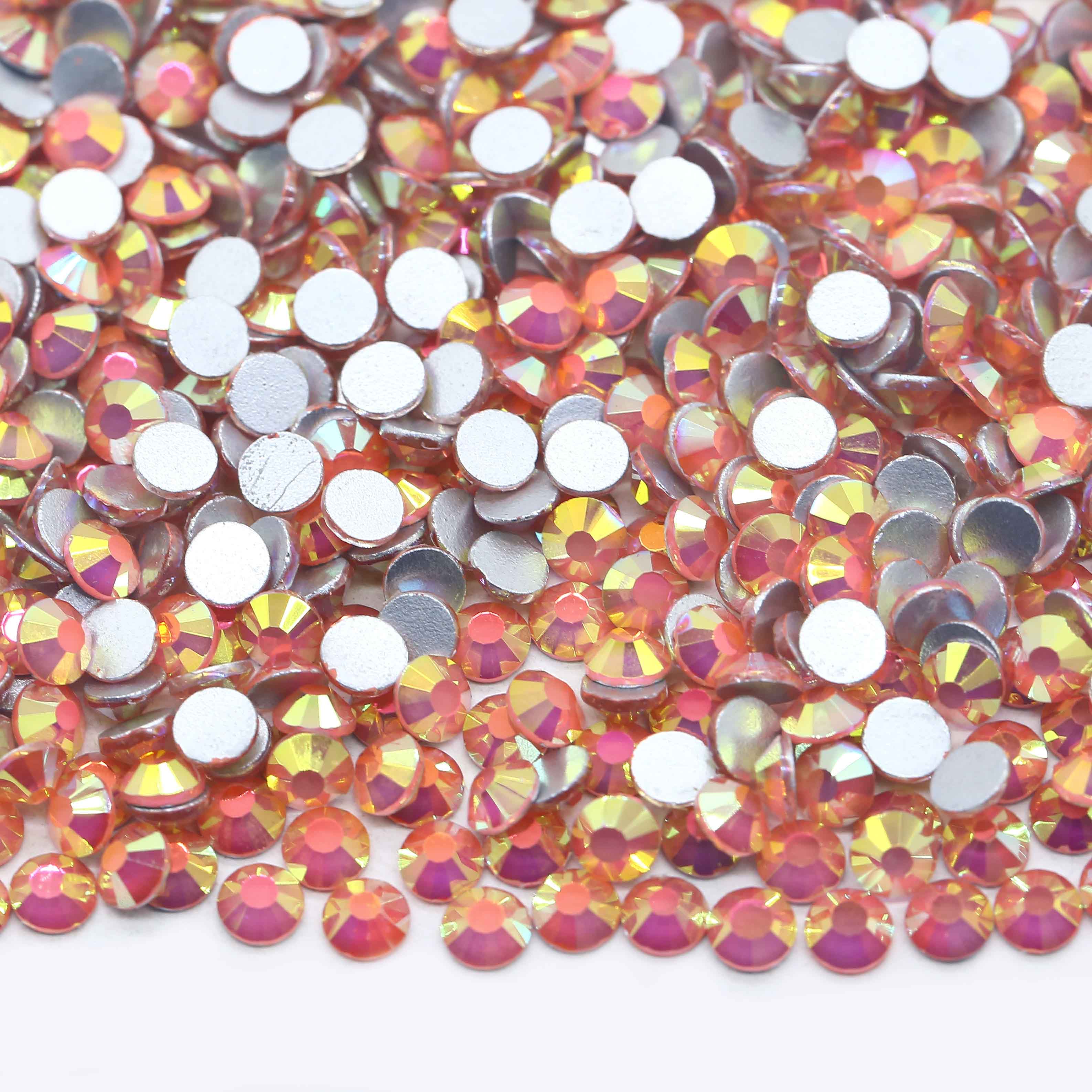 XULIN Rhinestone B112#Mist Pink Wholesale Non Hotfix Flatback Glass Rhinestone