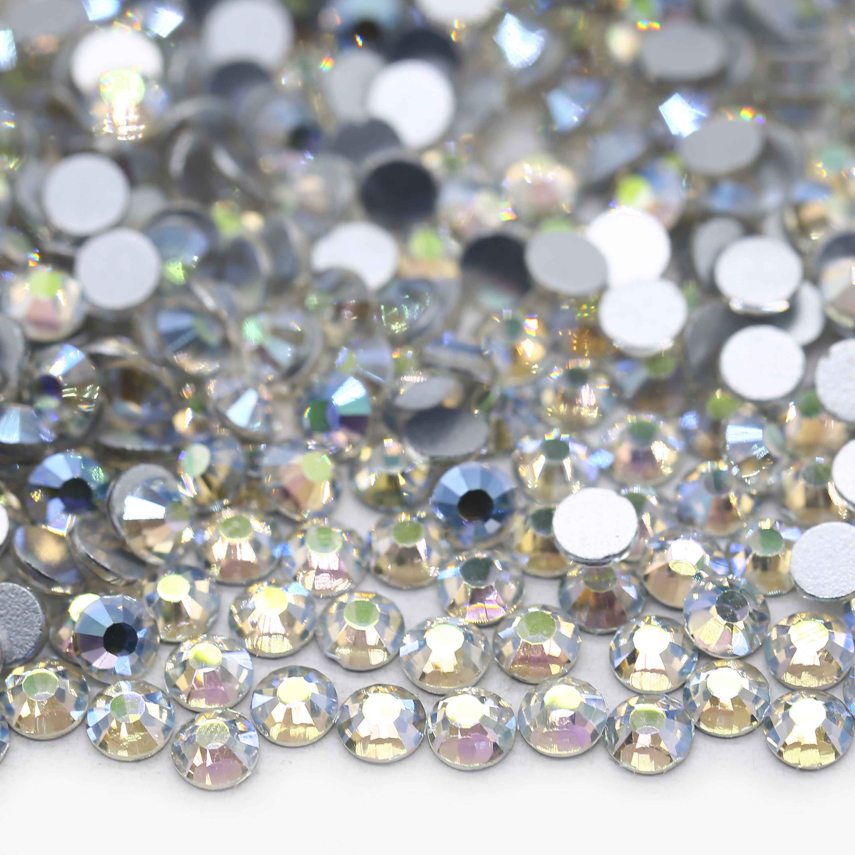 XULIN Rhinestone B116#Crystal Moonlight Wholesale Non Hotfix Flatback Glass Rhinestone