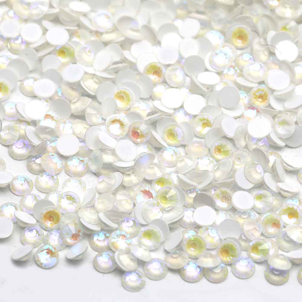 XULIN Rhinestone L01#White Wholesale Flatback Non Hotfix Luminous Glass Rhinestone Glow In Dark