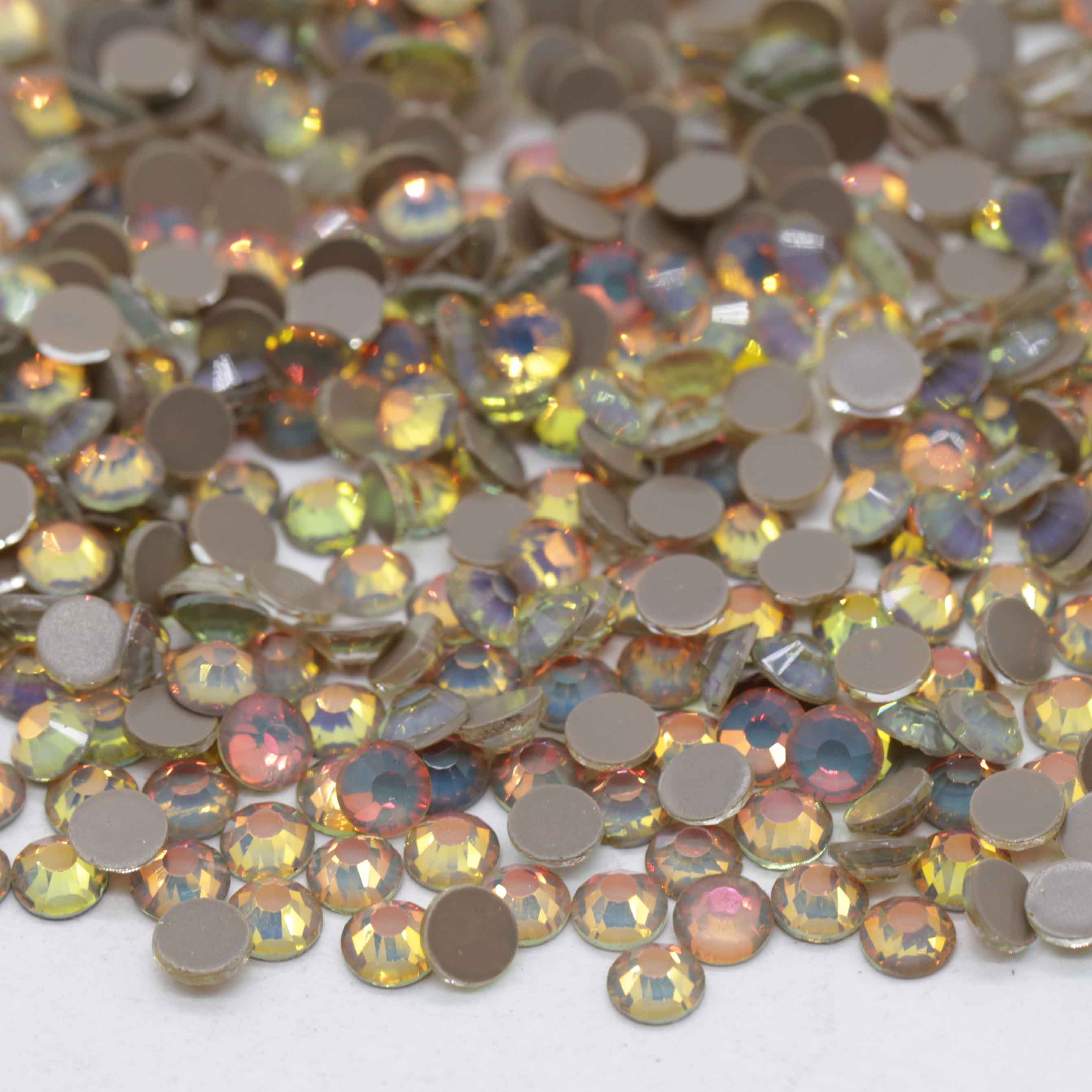 XULIN Mocha Opal Rhinestone MO13#Dovetail Wholesale Flatback Maillard Series Glass Rhinestone