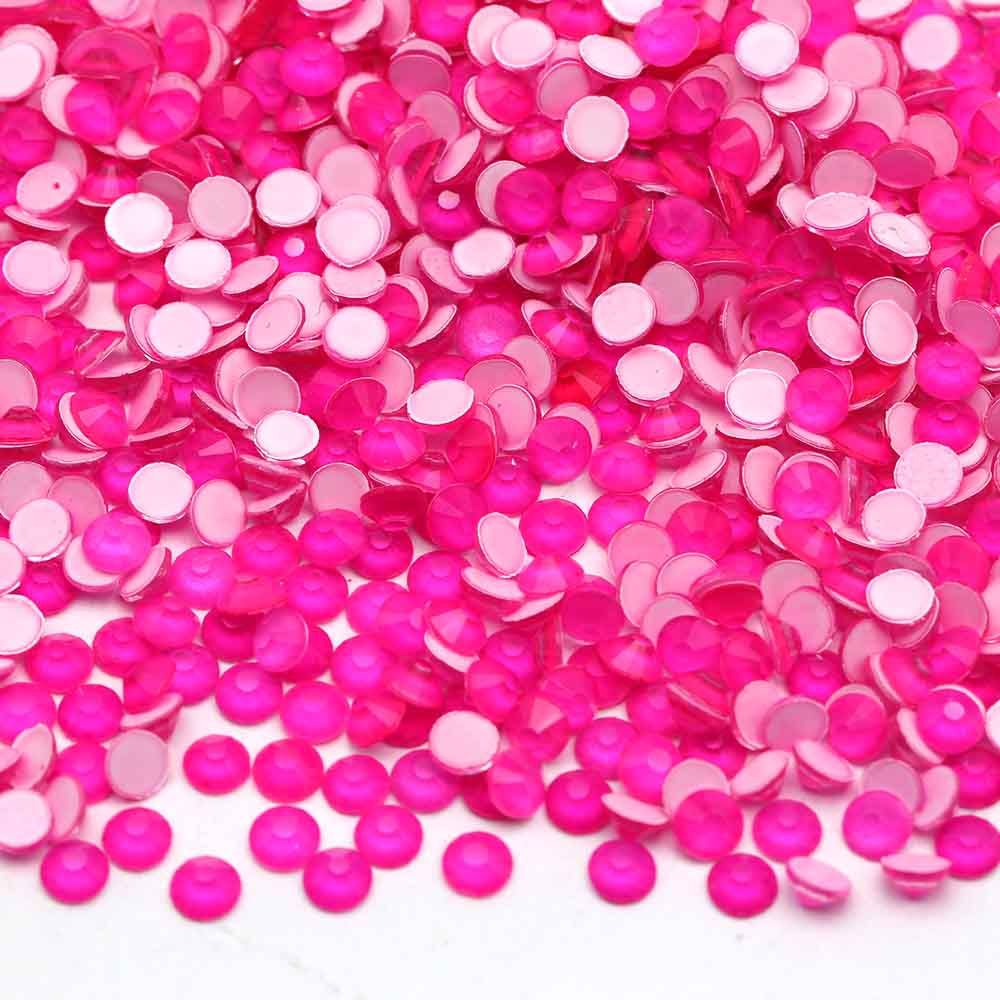 XULIN Rhinestone N05#Rose Wholesale Flatback Non Hotfix Neon Glass RhinestoneGlow Under UV 