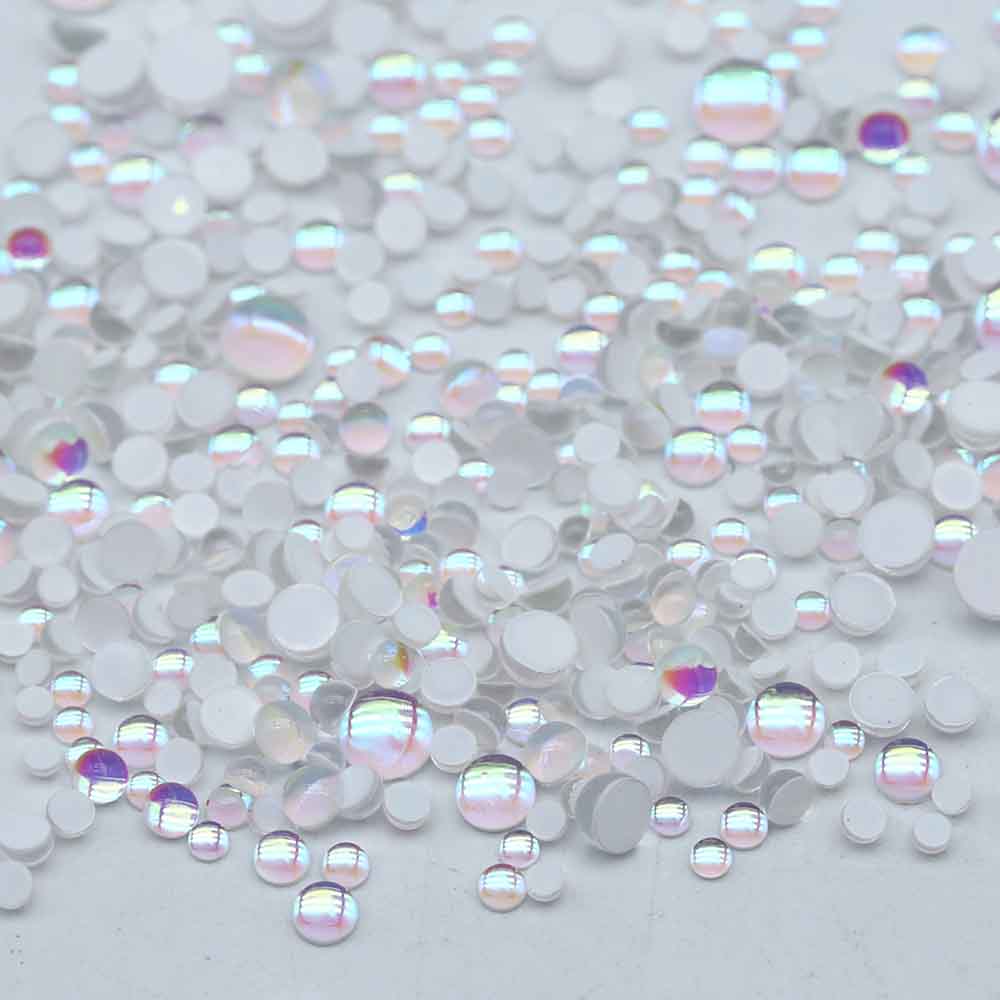 XULIN Rhinestone MT01#White Wholesale Flatback Non Hotfix Mermaid's Tear Glass Rhinestone