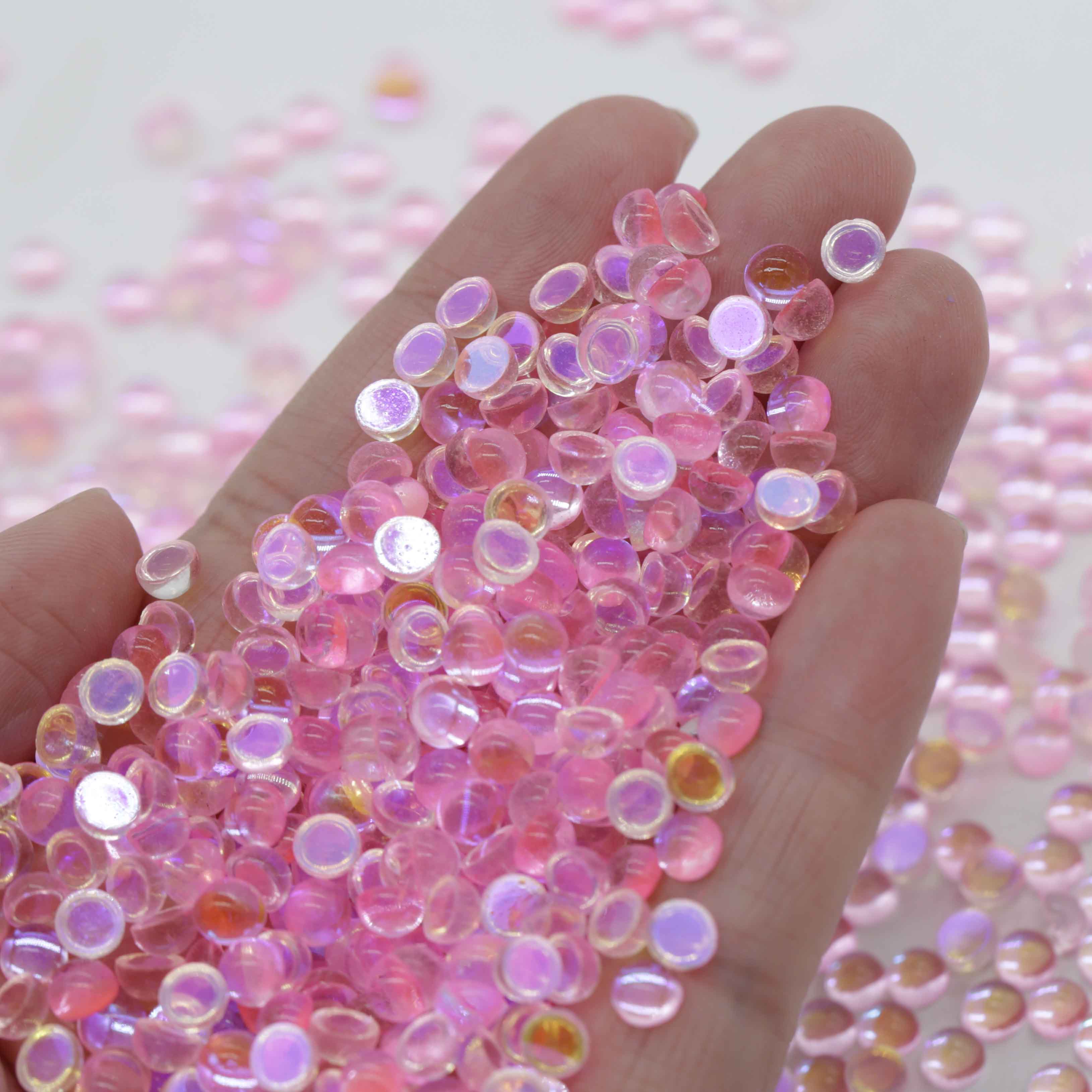 XULIN Rhinestone MT06#Pink Wholesale Flatback Non Hotfix Mermaid's Tear Glass Rhinestone