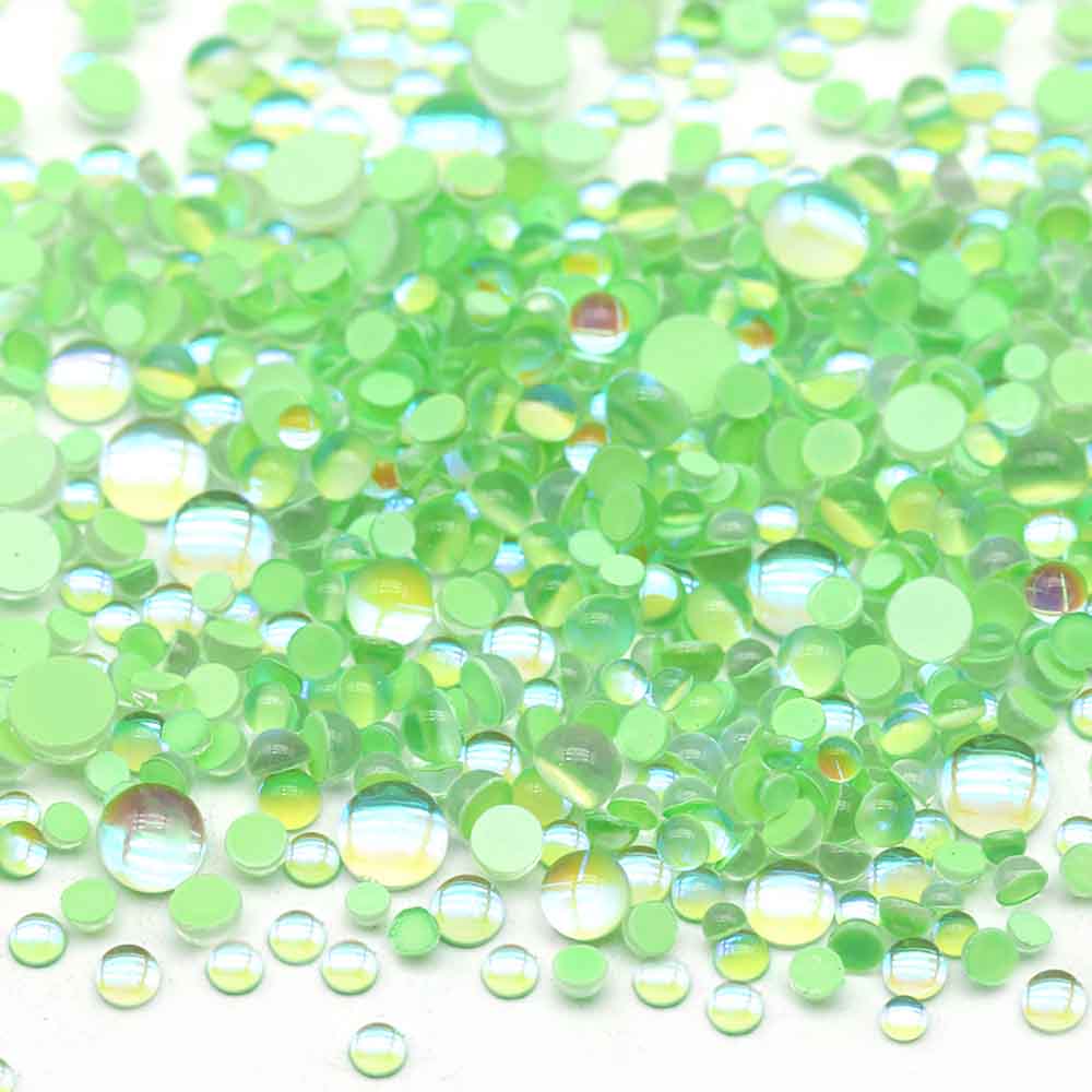 XULIN Rhinestone MT07#Green Wholesale Flatback Non Hotfix Mermaid's Tear Glass Rhinestone