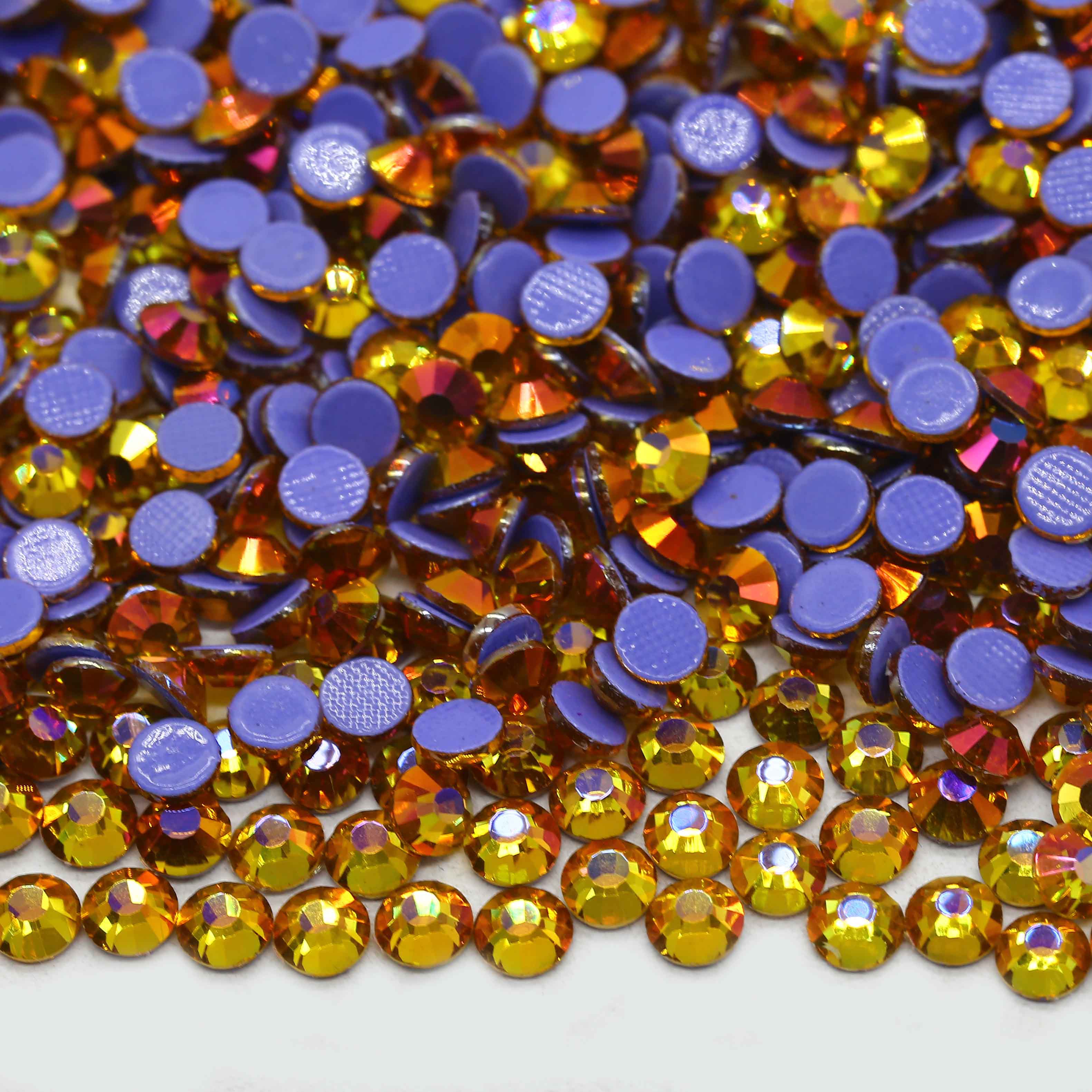 XULIN H135#Mirage Topaz Color Hotfix Glass Rhinestone