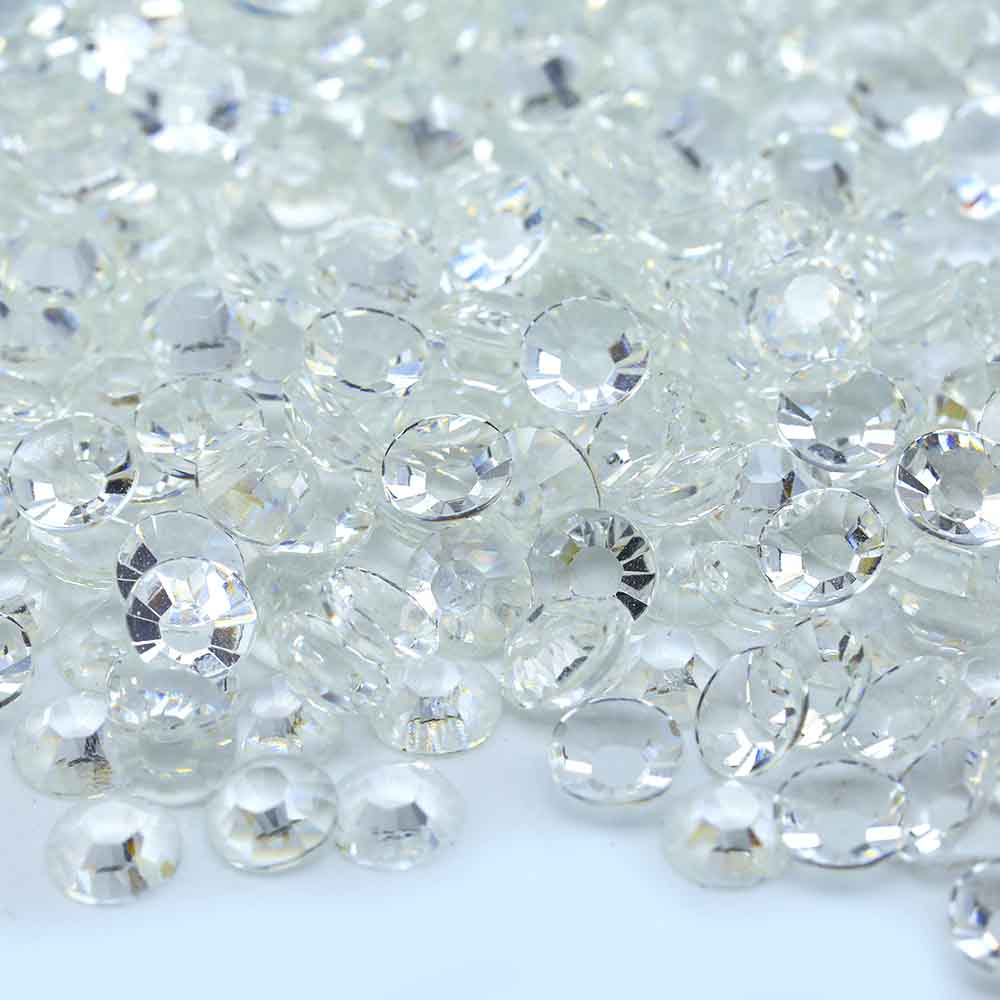 XULIN Rhinestone D32#Transparent Wholesake Flatback Resin Rhinestone