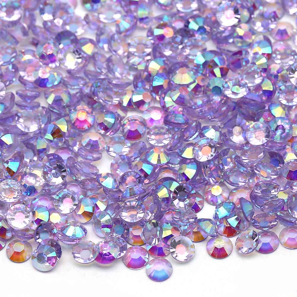 XULIN Rhinestone TW16#Purple AB Color Wholesake Transparent AB Resin Rhinestone