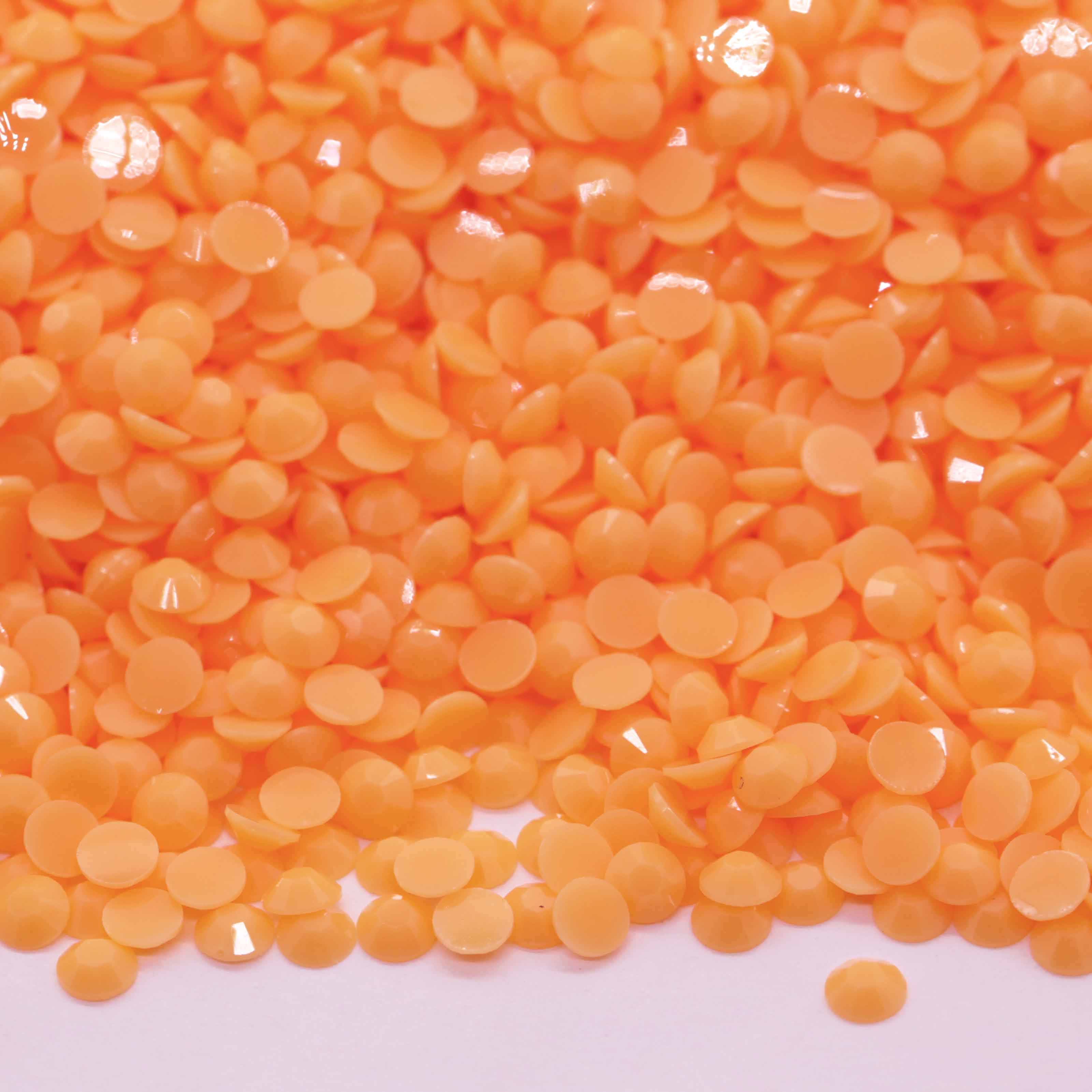 XULIN Rhinestone Candy Color JO5#Orange Flatback Jelly Solid Resin Wholesale Rhinestone