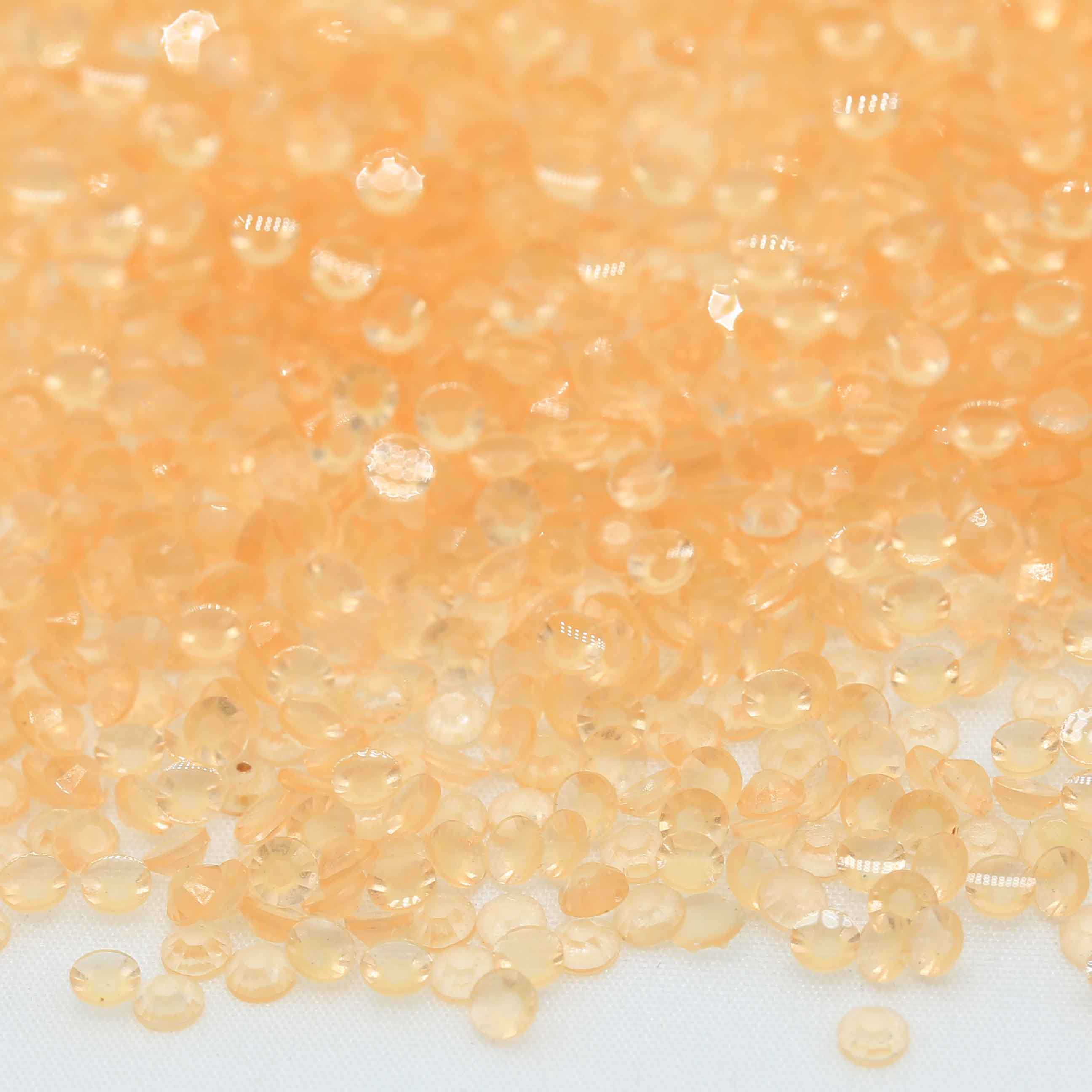 XULIN Rhinestone TL02#Lt.Peach Color Wholesake Luminous Transparent Bottom Resin Rhinestone