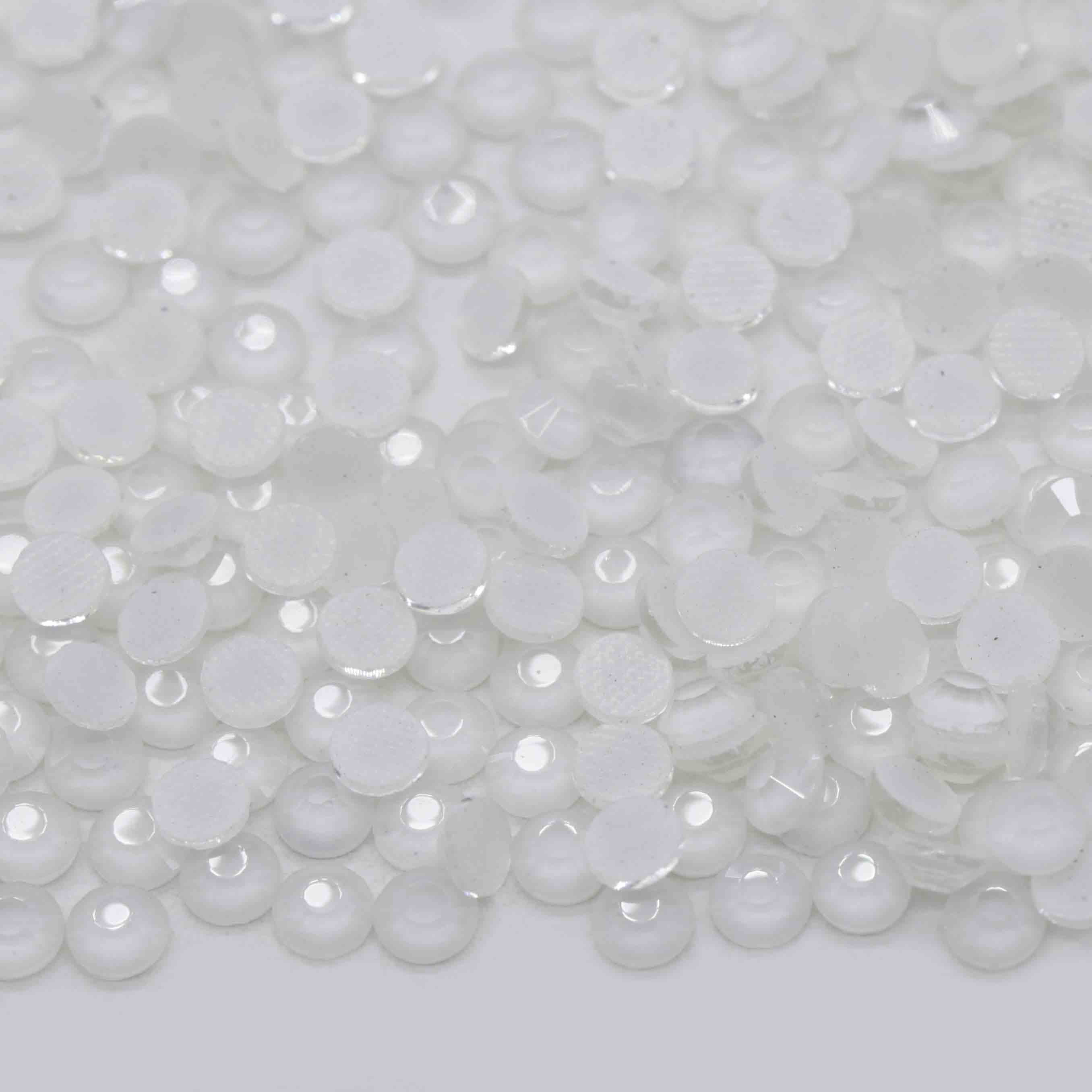 Xulin Wholesale H111#Neon White Color Glass HotFix Rhinestone Glow Under UV