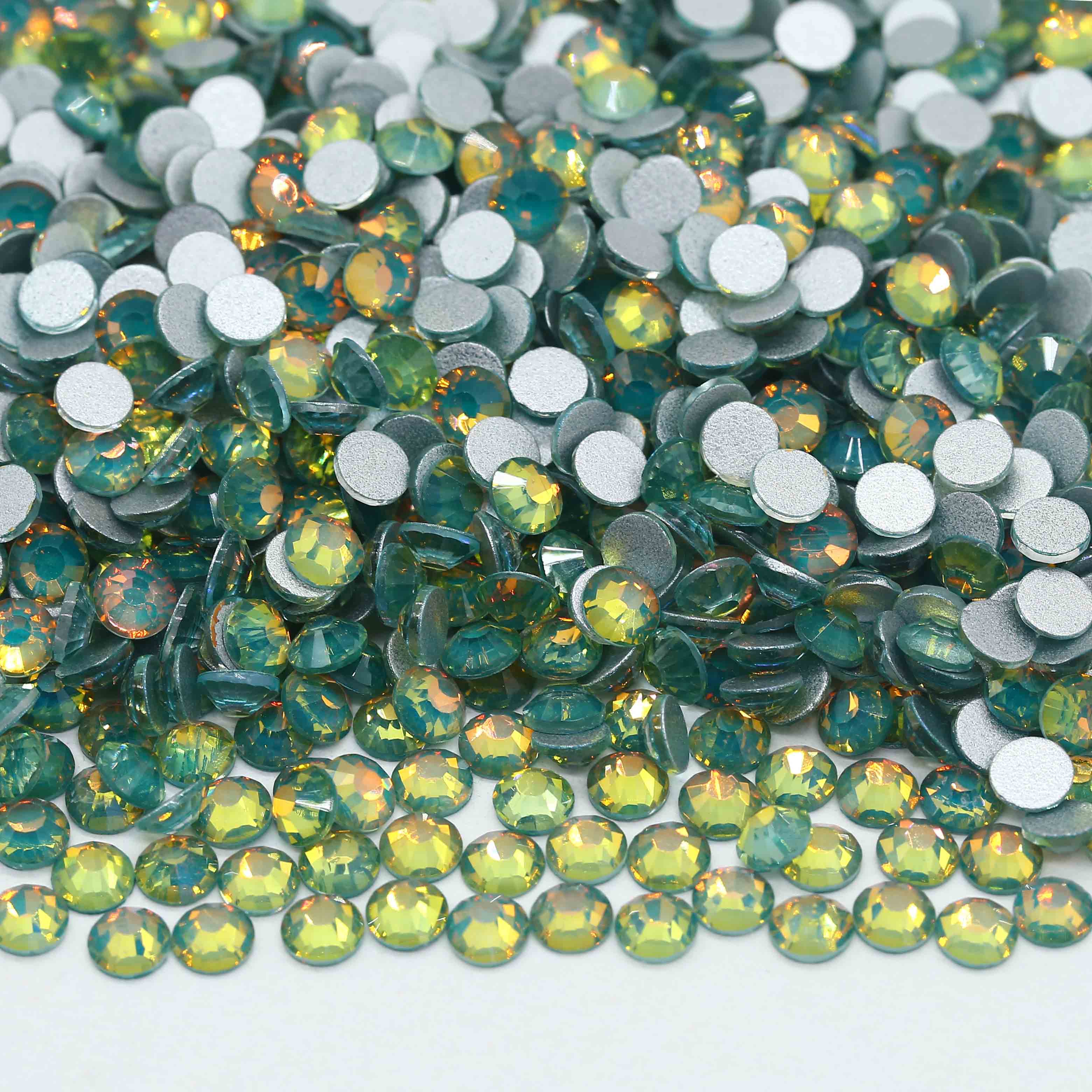 XULIN Rhinestone B171#Shiny Forest Color Wholesale Non Hotfix Flatback Glass Rhinestone